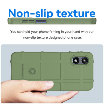 For Motorola Moto G Play 2024 Full Coverage Shockproof TPU Phone Case(Army Green) - Motorola Cases by buy2fix | Online Shopping UK | buy2fix