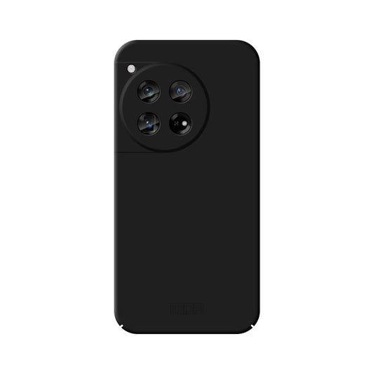 For OnePlus 12 MOFI Qin Series Skin Feel All-inclusive PC Phone Case(Black) by MOFI