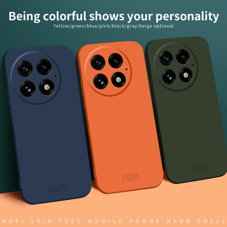 For OnePlus 13 MOFI Qin Series Skin Feel All-inclusive PC Phone Case(Green) by MOFI