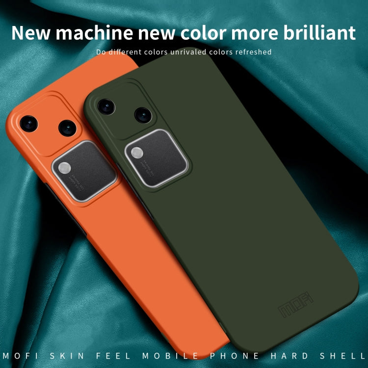 For vivo S18 MOFI Qin Series Skin Feel All-inclusive PC Phone Case(Orange) - S18 Cases by MOFI | Online Shopping UK | buy2fix