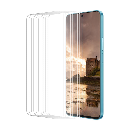 For OPPO K11 10pcs ENKAY 9H Big Arc Edge High Aluminum-silicon Tempered Glass Film