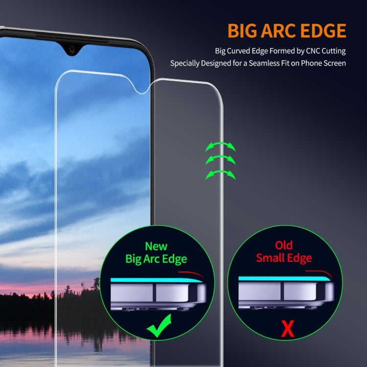 For Nokia C210 5pcs ENKAY 9H Big Arc Edge High Aluminum-silicon Tempered Glass Film - Nokia Tempered Glass by ENKAY | Online Shopping UK | buy2fix