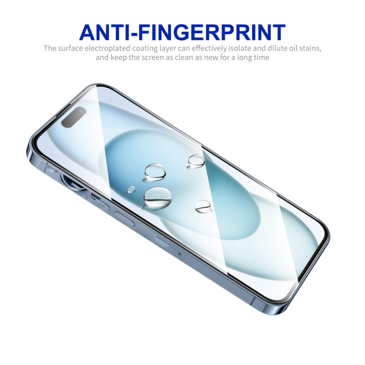 For iPhone 15 ENKAY Easy Install High Alumina Silicon Full Glass Film by ENKAY