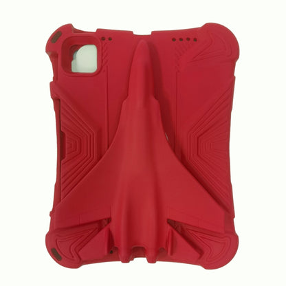 For iPad Pro 11 2020 / 2021 / 2022 360 Rotation Aircraft Holder EVA Shockproof Tablet Case(Red) - iPad Pro 11 (2022/2021) Cases by buy2fix | Online Shopping UK | buy2fix