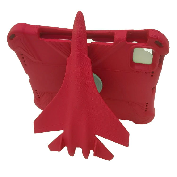 For iPad Pro 11 2020 / 2021 / 2022 360 Rotation Aircraft Holder EVA Shockproof Tablet Case(Red) - iPad Pro 11 (2022/2021) Cases by buy2fix | Online Shopping UK | buy2fix