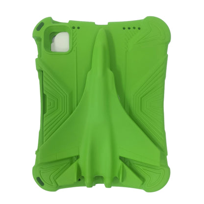 For iPad Pro 11 2020 / 2021 / 2022 360 Rotation Aircraft Holder EVA Shockproof Tablet Case(Green) - iPad Pro 11 (2022/2021) Cases by buy2fix | Online Shopping UK | buy2fix