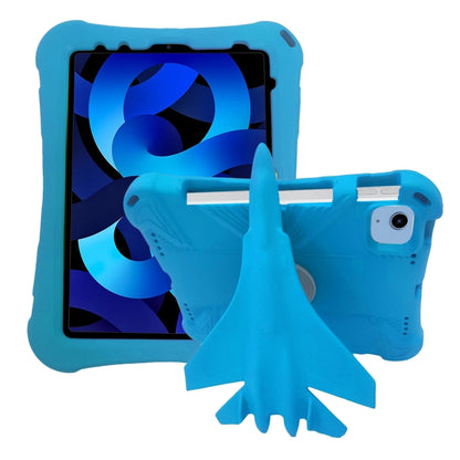 For iPad Air 2022 / 2020 10.9 360 Rotation Aircraft Holder EVA Shockproof Tablet Case(Blue) - iPad Air (2022) / (2020) 10.9 Cases by buy2fix | Online Shopping UK | buy2fix