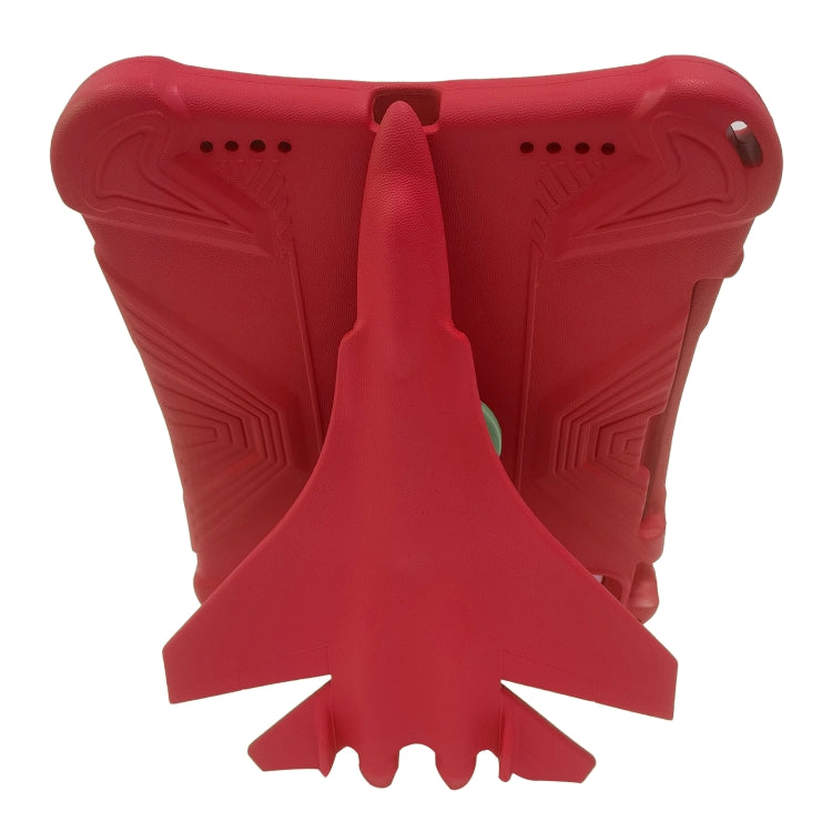 For iPad Air 2022 / 2020 10.9 360 Rotation Aircraft Holder EVA Shockproof Tablet Case(Red) - iPad Air (2022) / (2020) 10.9 Cases by buy2fix | Online Shopping UK | buy2fix