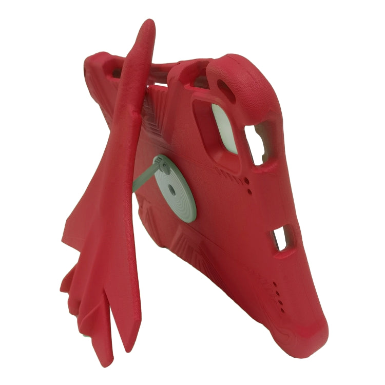 For iPad Air 2022 / 2020 10.9 360 Rotation Aircraft Holder EVA Shockproof Tablet Case(Red) - iPad Air (2022) / (2020) 10.9 Cases by buy2fix | Online Shopping UK | buy2fix