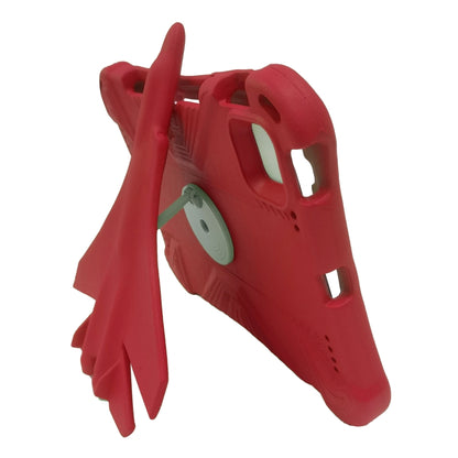 For iPad Air 2022 / 2020 10.9 360 Rotation Aircraft Holder EVA Shockproof Tablet Case(Red) - iPad Air (2022) / (2020) 10.9 Cases by buy2fix | Online Shopping UK | buy2fix
