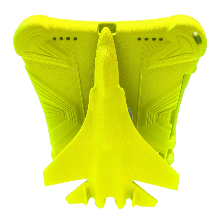 For iPad Air 2022 / 2020 10.9 360 Rotation Aircraft Holder EVA Shockproof Tablet Case(Yellow) - iPad Air (2022) / (2020) 10.9 Cases by buy2fix | Online Shopping UK | buy2fix