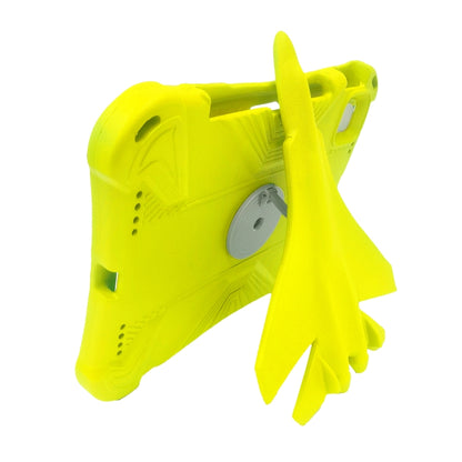 For iPad Air 2022 / 2020 10.9 360 Rotation Aircraft Holder EVA Shockproof Tablet Case(Yellow) - iPad Air (2022) / (2020) 10.9 Cases by buy2fix | Online Shopping UK | buy2fix