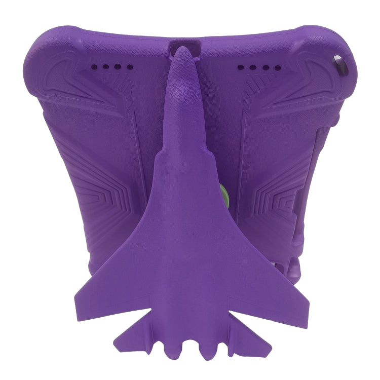 For iPad 2025 / 2022 360 Rotation Aircraft Holder EVA Shockproof Tablet Case(Purple) - iPad 2025 / 2022 Cases by buy2fix | Online Shopping UK | buy2fix