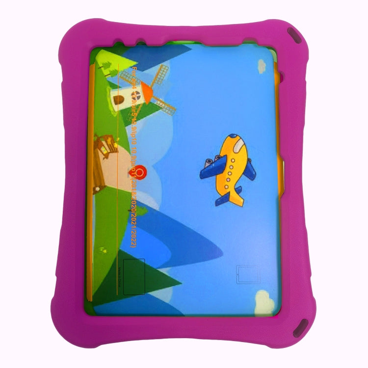 For iPad Air 11 2025 / 2024 360 Rotation Aircraft Holder EVA Shockproof Tablet Case(RoseRed) by buy2fix