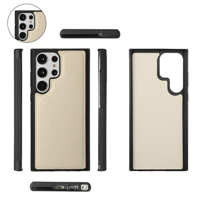 For Samsung Galaxy S23 5G Crossbody Multi-functional Zipper Wallet Litchi Leather Phone Case(Beige) - Galaxy S23 5G Cases by buy2fix | Online Shopping UK | buy2fix