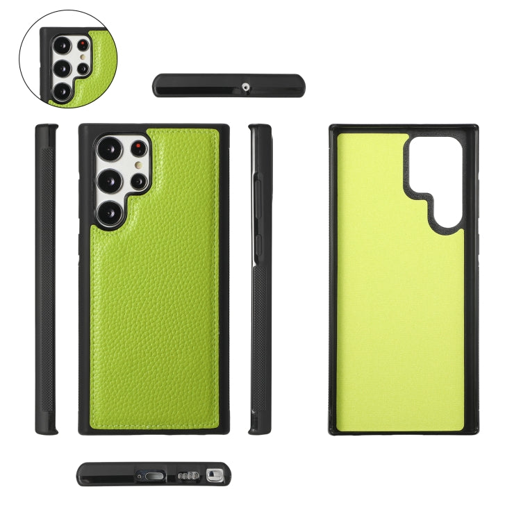 For Samsung Galaxy S22 Ultra 5G Crossbody Multi-functional Zipper Wallet Litchi Leather Phone Case(Green) - Galaxy S22 Ultra 5G Cases by buy2fix | Online Shopping UK | buy2fix