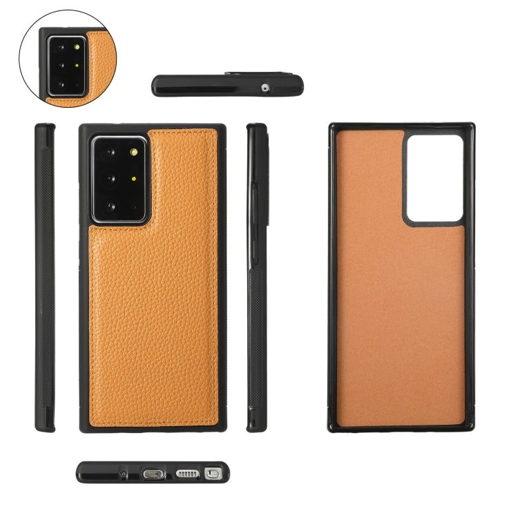 For Samsung Galaxy Note20 Crossbody Multi-functional Zipper Wallet Litchi Leather Phone Case(Orange) - Galaxy Phone Cases by buy2fix | Online Shopping UK | buy2fix