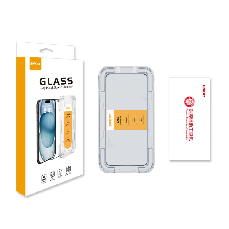 For Samsung Galaxy S23 FE 5G ENKAY Easy Install High Alumina Silicon Full Glass Film - Galaxy S23 FE 5G Tempered Glass by ENKAY | Online Shopping UK | buy2fix