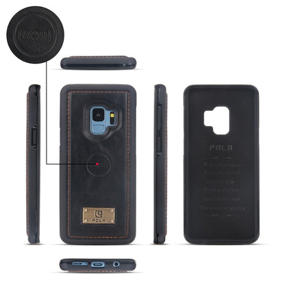 For Samsung Galaxy S9 Multi-functional Zipper Wallet Leather Phone Case(Black) - Galaxy Phone Cases by buy2fix | Online Shopping UK | buy2fix