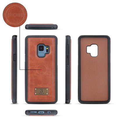 For Samsung Galaxy S9 Multi-functional Zipper Wallet Leather Phone Case(Orange) - Galaxy Phone Cases by buy2fix | Online Shopping UK | buy2fix