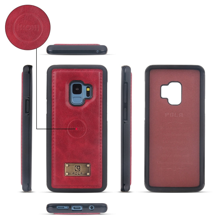 For Samsung Galaxy S9+ Multi-functional Zipper Wallet Leather Phone Case(Red) - Galaxy Phone Cases by buy2fix | Online Shopping UK | buy2fix