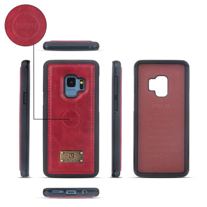 For Samsung Galaxy S9+ Multi-functional Zipper Wallet Leather Phone Case(Red) - Galaxy Phone Cases by buy2fix | Online Shopping UK | buy2fix