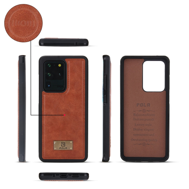 For Samsung  Galaxy S20 Ultra Multi-functional Zipper Wallet Leather Phone Case(Orange) - Galaxy Phone Cases by buy2fix | Online Shopping UK | buy2fix