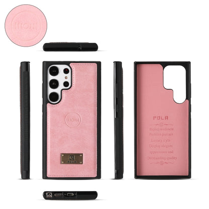 For Samsung Galaxy S23+ 5G Multi-functional Zipper Wallet Leather Phone Case(Pink) - Galaxy S23+ 5G Cases by buy2fix | Online Shopping UK | buy2fix