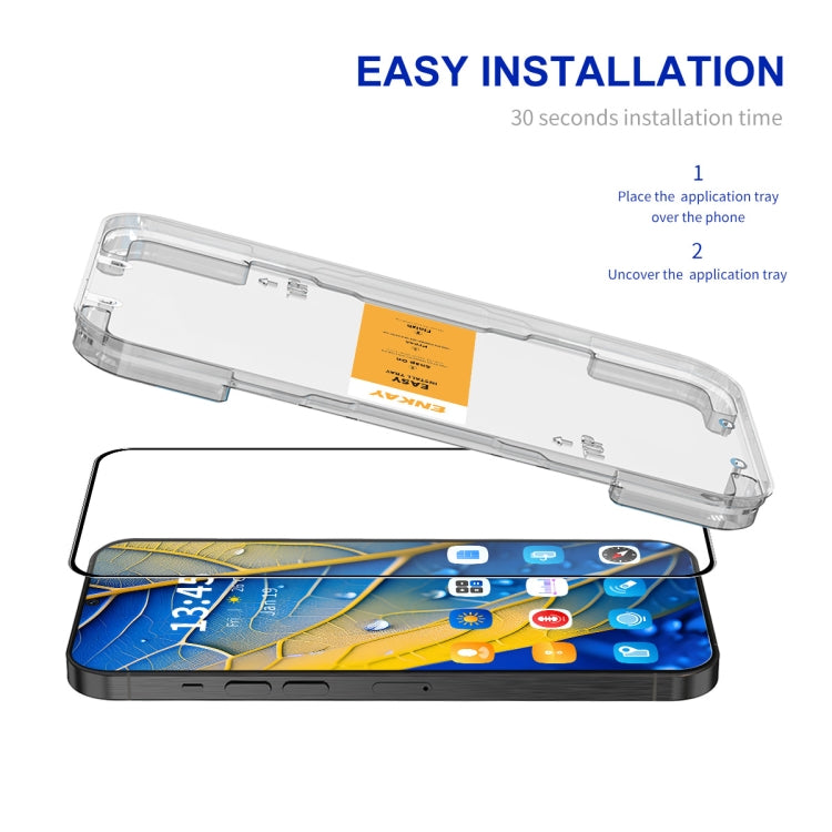 For Google Pixel 9 ENKAY Easy Install High Alumina Silicon Full Glass Film - Google Tempered Glass by ENKAY | Online Shopping UK | buy2fix