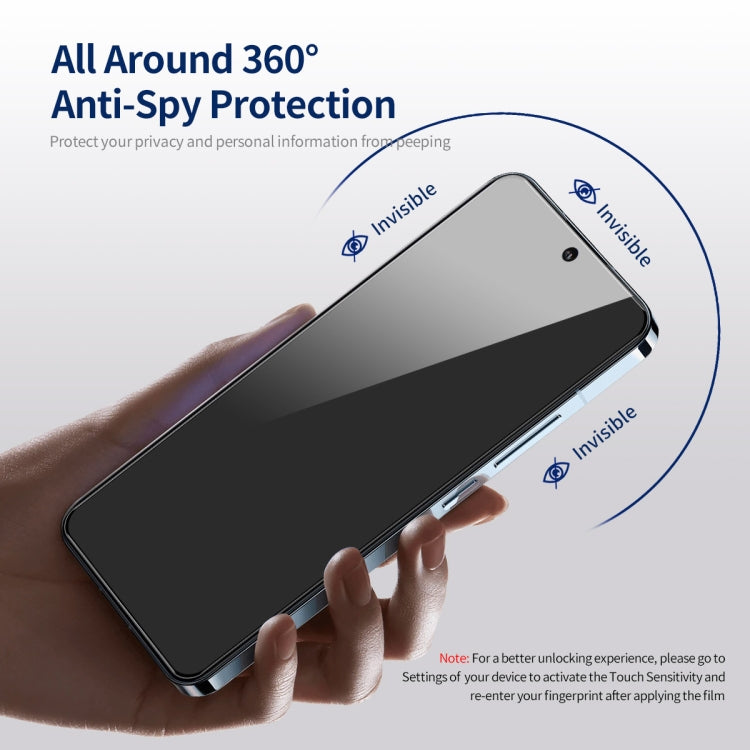 For iPhone 15 Pro Max ENKAY Hat-Prince 360 Degree Anti-peeping Privacy Full Screen Tempered Glass Film - iPhone 15 Pro Max Tempered Glass by ENKAY | Online Shopping UK | buy2fix