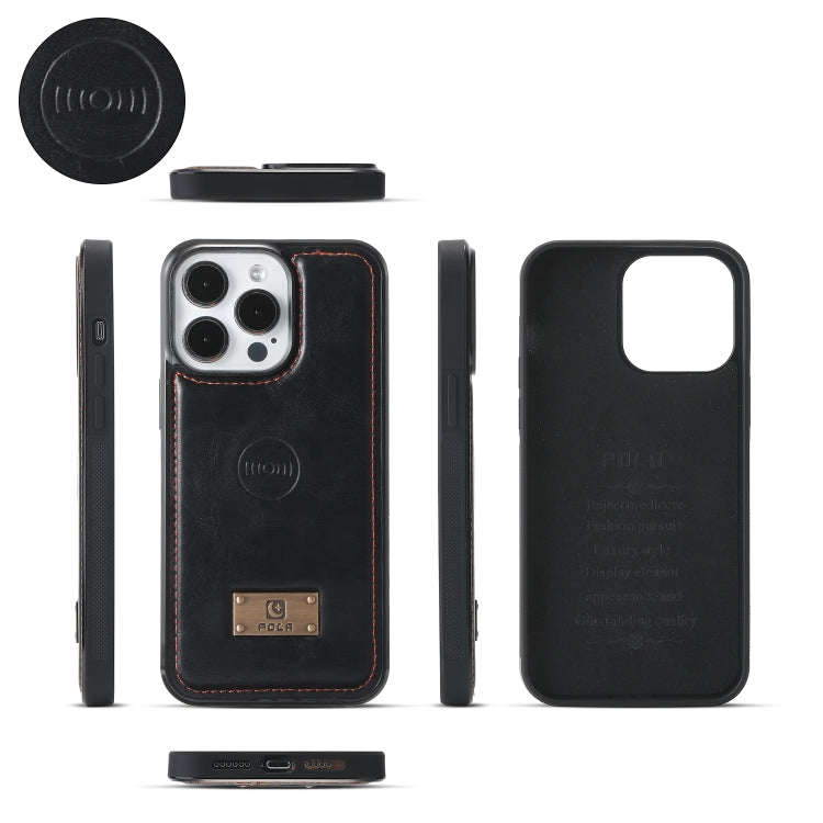 For iPhone 15 Plus Multi-functional Zipper Wallet Leather Phone Case(Black) - iPhone 15 Plus Cases by buy2fix | Online Shopping UK | buy2fix