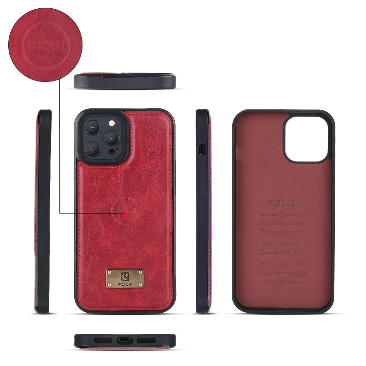 For iPhone 13 Pro Max Multi-functional Zipper Wallet Leather Phone Case(Red) - iPhone 13 Pro Max Cases by buy2fix | Online Shopping UK | buy2fix