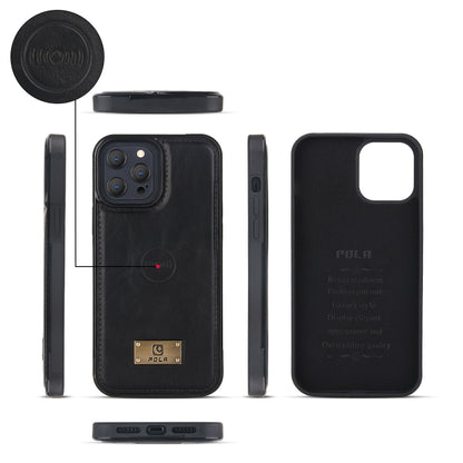 For iPhone 13 mini Multi-functional Zipper Wallet Leather Phone Case(Black) - iPhone 13 mini Cases by buy2fix | Online Shopping UK | buy2fix