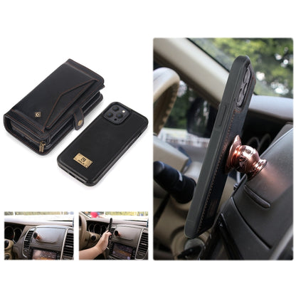 For iPhone 13 mini Multi-functional Zipper Wallet Leather Phone Case(Black) - iPhone 13 mini Cases by buy2fix | Online Shopping UK | buy2fix
