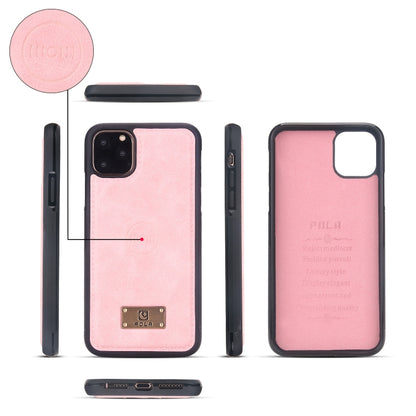 For iPhone 11 Pro Max Multi-functional Zipper Wallet Leather Phone Case(Pink) - iPhone 11 Pro Max Cases by buy2fix | Online Shopping UK | buy2fix