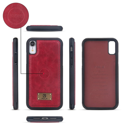 For iPhone XR Multi-functional Zipper Wallet Leather Phone Case(Red) - More iPhone Cases by buy2fix | Online Shopping UK | buy2fix