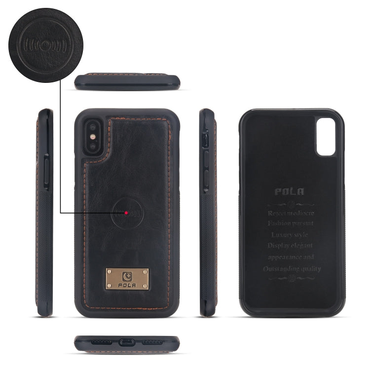 For iPhone X / XS Multi-functional Zipper Wallet Leather Phone Case(Black) - More iPhone Cases by buy2fix | Online Shopping UK | buy2fix