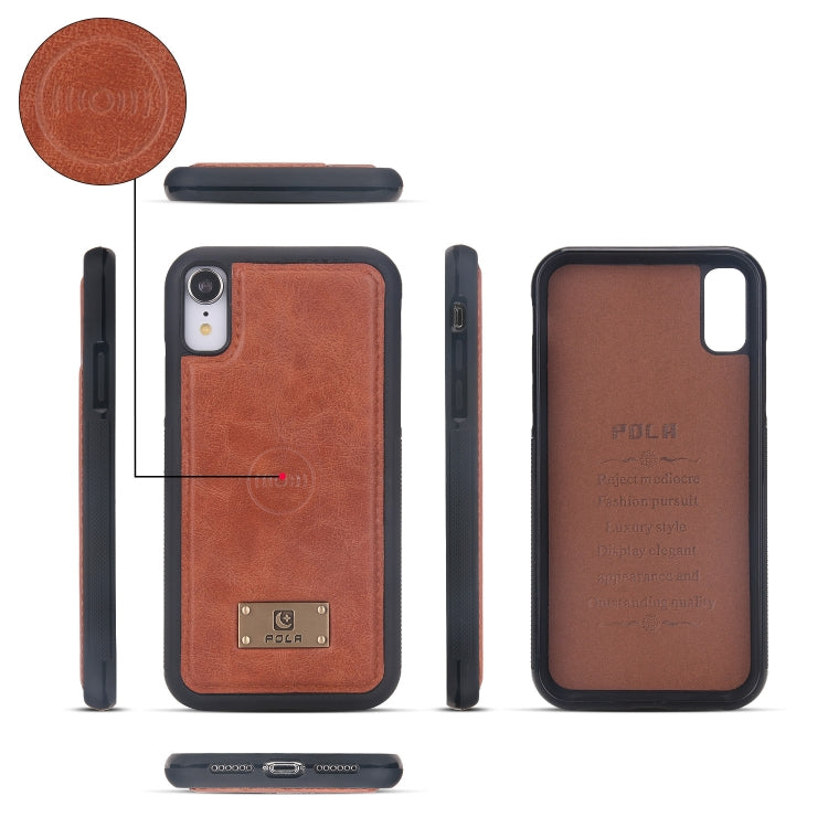 For iPhone XS Max Multi-functional Zipper Wallet Leather Phone Case(Brown) - More iPhone Cases by buy2fix | Online Shopping UK | buy2fix