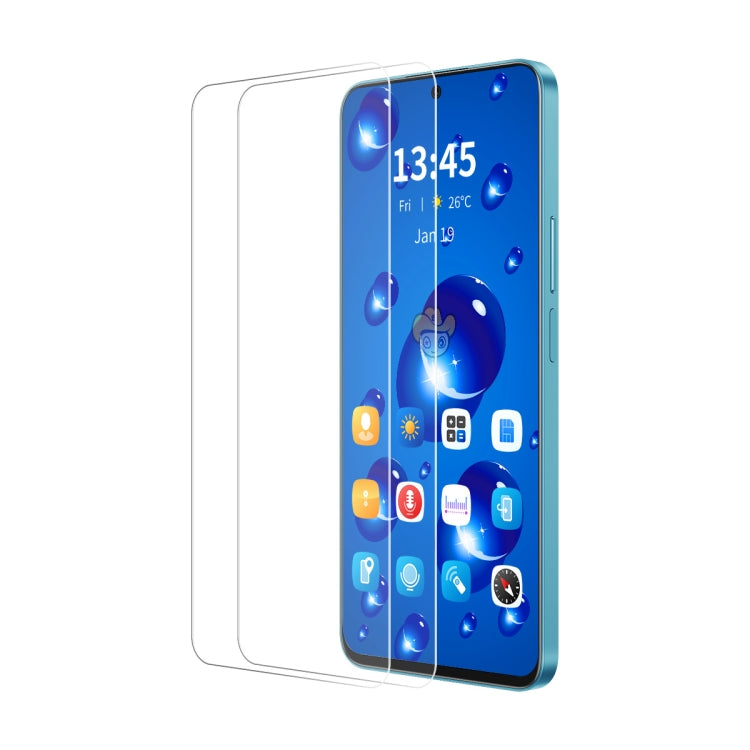For Nothing Phone 2a 2pcs ENKAY 9H Big Arc Edge High Aluminum-silicon Tempered Glass Film - Nothing Tempered Glass by ENKAY | Online Shopping UK | buy2fix
