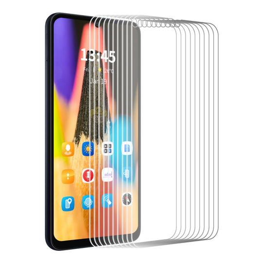 For Xiaomi Redmi 14C 10pcs ENKAY 9H Big Arc Edge High Aluminum-silicon Tempered Glass Film