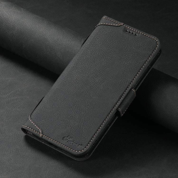 For iPhone 12 Pro Max SUTENI J07 Multifunctional Horizontal Flip Magsafe Leather Phone Case(Black) - iPhone 12 Pro Max Cases by Suteni | Online Shopping UK | buy2fix