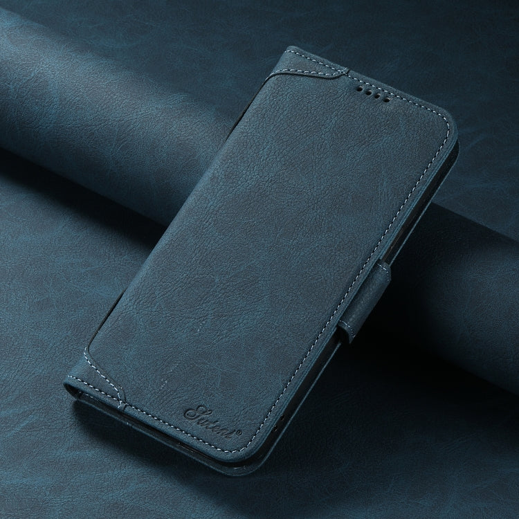 For iPhone 13 Pro SUTENI J07 Multifunctional Horizontal Flip Magsafe Leather Phone Case(Blue) - iPhone 13 Pro Cases by Suteni | Online Shopping UK | buy2fix