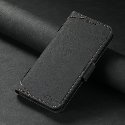 For iPhone 15 Pro SUTENI J07 Multifunctional Horizontal Flip Magsafe Leather Phone Case(Black) - iPhone 15 Pro Cases by Suteni | Online Shopping UK | buy2fix