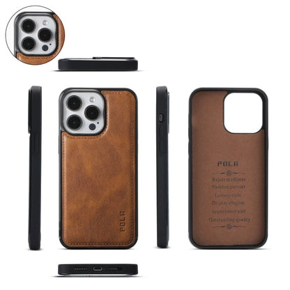 For iPhone 15 Plus Crossbody Multi-functional Zipper Wallet Leather Phone Case(Brown) - iPhone 15 Plus Cases by buy2fix | Online Shopping UK | buy2fix