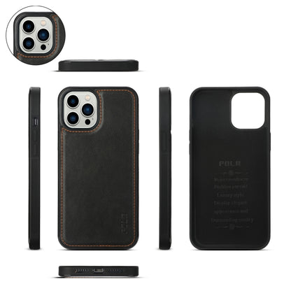 For iPhone 12 Pro Max Crossbody Multi-functional Zipper Wallet Leather Phone Case(Black) - iPhone 12 Pro Max Cases by buy2fix | Online Shopping UK | buy2fix