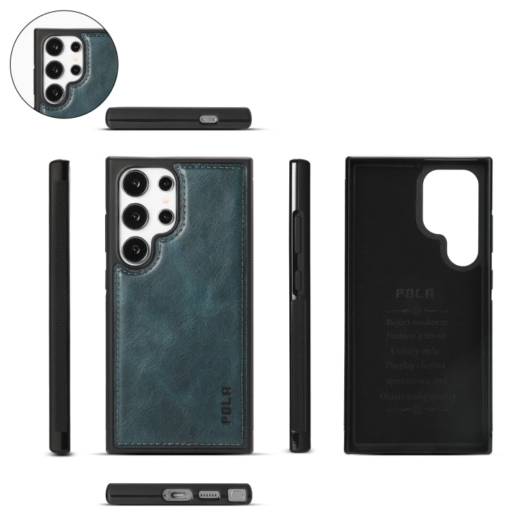 For Samsung Galaxy S24 Ultra 5G Crossbody Multi-functional Zipper Wallet Leather Phone Case(Green) - Galaxy S24 Ultra 5G Cases by buy2fix | Online Shopping UK | buy2fix