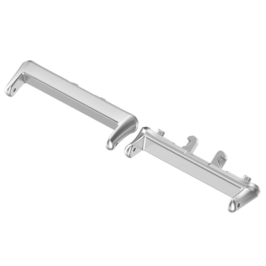 For Samsung Galaxy Fit 3 SM-R390 1 Pair Metal Watch Band Connector(Silver) by buy2fix