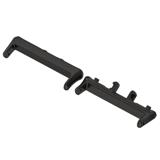 For Samsung Galaxy Fit 3 SM-R390 1 Pair Metal Watch Band Connector(Black) by buy2fix