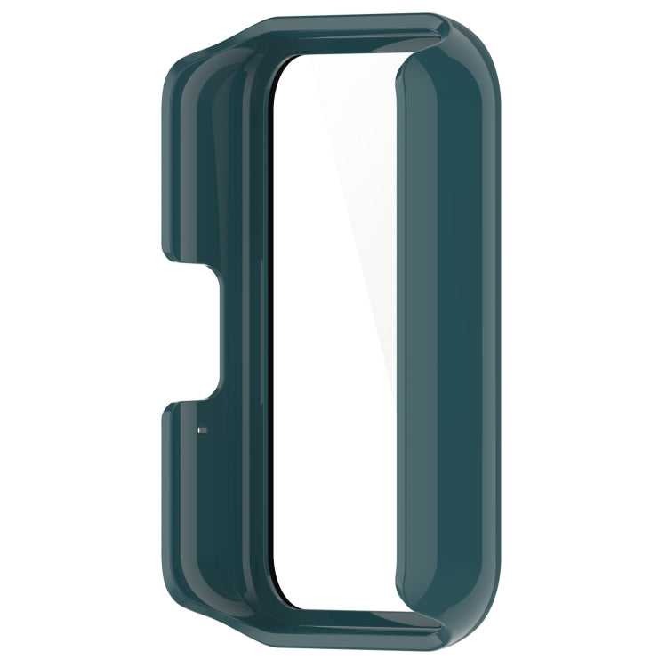 For Samsung Galaxy Fit 3 SM-R390 PC + Tempered Glass Film Integrated Watch Protective Case(Pine Green) - Watch Cases by buy2fix | Online Shopping UK | buy2fix
