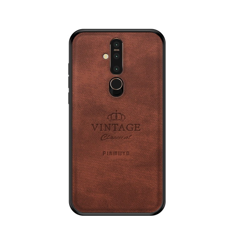 PINWUYO Shockproof Waterproof Full Coverage PC + TPU + Skin Protective Case for Nokia X71(Brown) - Nokia Cases by PINWUYO | Online Shopping UK | buy2fix